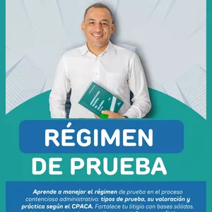 Imagen de portada para Curso online "Régimen probatorio en lo contencioso administrativo"