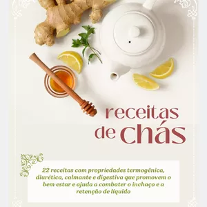 Imagem do curso Ebook de chás. 