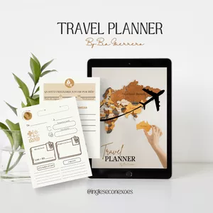 Imagem de capa para o Ebook TRAVEL PLANNER + DICAS DE VIAGEM EXCLUSIVAS