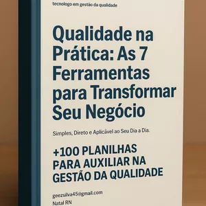 Imagem de capa para o Ebook Super Kit da Qualidade – 7 Ferramentas + 100 Planilhas