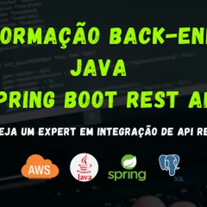 Imagem de capa para o Curso online Formação Back-End Java e Spring Boot Rest API