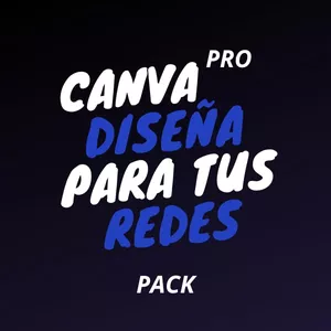 Imagen de portada para Curso online CANVA PRO diseña para tus redes (Pack)