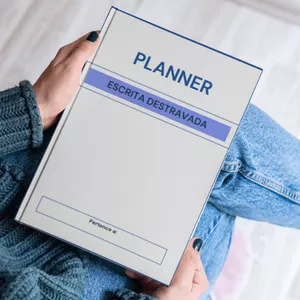 Imagem de capa para o Ebook PLANNER - Escrita Destravada 