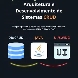 Imagem de capa para o Ebook Java Swing Profissional: Arquitetura e Desenvolvimento de Sistemas CRUD