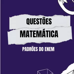 Imagem de capa para o Ebook Questões padrões de matemática enem