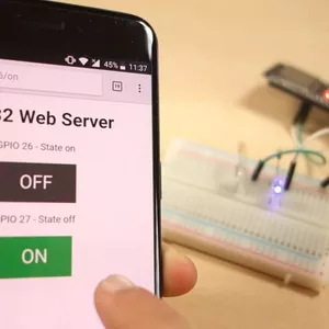 Imagem de capa para o Ebook Servidor Web IoT com ESP32
