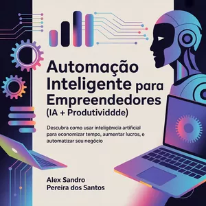Imagem de capa para o Ebook Automação Inteligente para Empreendedores (IA + Produtividade)