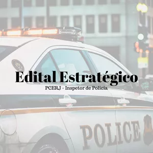 Imagem de capa para o Ebook Edital Estrategico - PCERJ INSPETOR