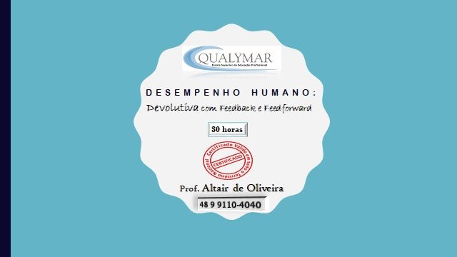 Imagem do curso Desempenho Humano: Devolutiva com Feedback e Feedforward