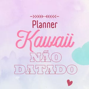 Imagem de capa para o Curso online Planner fofinho não datado