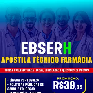 Imagem do curso APOSTILA TÉCNICO DE FARMÁCIA EBSERH