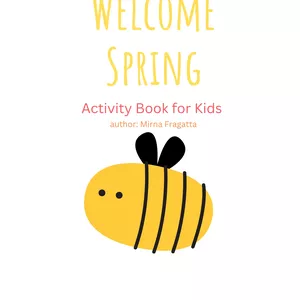Cover image for Ebook "Welcome Spring" - Livrinho de atividades para crianças. 
