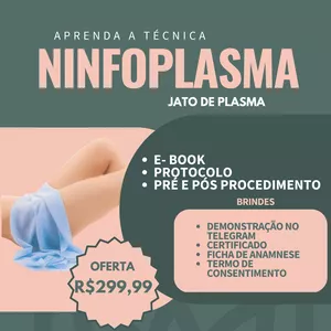 Imagem de capa para o Ebook Ninfoplasma estética intima com Jato de Plasma
