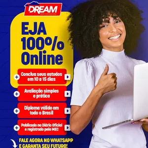 Imagem de EJA  EDUCAÇÃO PARA JOVENS E ADULTOS  criado por Dream Cursos na hotmart