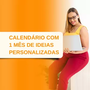 Imagem de capa para o Serviço online Calendário Mensal com Ideias de Conteúdo Personalizado