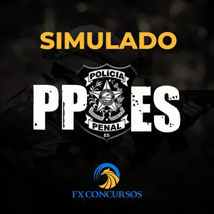 Imagem de capa para o Ebook Simulado Polícia Penal do Espírito Santo