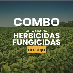 Imagem de capa para o Curso online Combo + Aula Magna FUNGICIDAS + HERBICIDAS SOJA