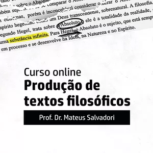 Imagem de capa para o Curso online Produção de textos filosóficos