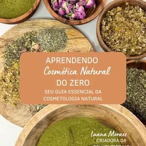 Imagem de capa para o Ebook APOSTILA - Aprendendo Cosmética Natural do Zero ao Avançado