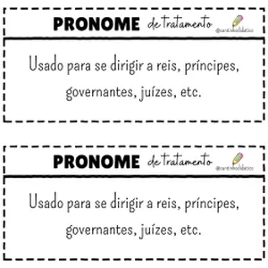 Imagem de capa para o Ebook Atividade - Pronomes de Tratamento