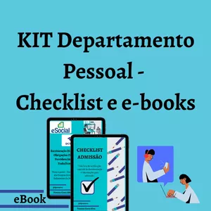 Imagem principal do produto KIT Departamento Pessoal - Checklist e e-books