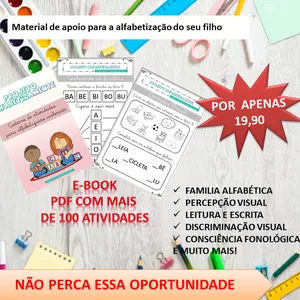 Imagem de capa para o Ebook Projeto alfabetizamente