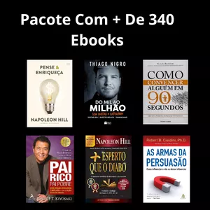 Imagem de capa para o Ebook Kit Com Mais De 340 Livros Digitais de Desenvolvimento Pessoal 
