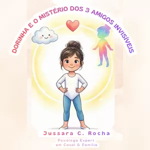Imagem de capa para o Ebook Dorinha e o Mistério dos 3 Amigos Invisíveis