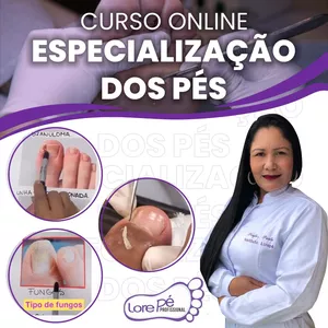 Imagem de capa para o Curso online CURSO ESPECIALIZAÇÃO DOS PÉS 