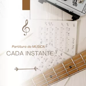 Imagem de capa para o Ebook Partitura - Cada instante