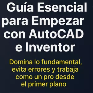 Imagen de portada para Ebook Guía Esencial de AutoCAD e Inventor para Proyectos Técnicos