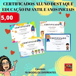 Imagem de capa para o Ebook Certificado "Aluno Destaque"