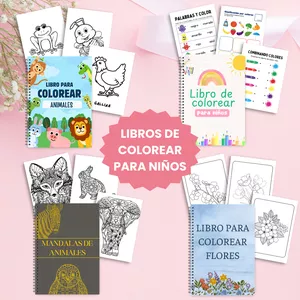 Imagen de portada para Curso online LIBROS DE COLOREAR PARA NIÑOS