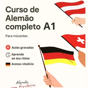 Imagem de capa para o Curso online Curso Online de Alemão A1: Aprenda ao teu Ritmo (nível iniciante)