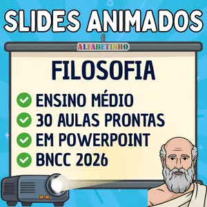 Imagem do curso SLIDES ANIMADOS - FILOSOFIA - ENSINO MÉDIO - BNCC 2026