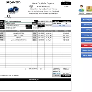 Imagem de capa para o Curso online PLANILHA ORÇAMENTO ATOMATICO E RECIBO COM LOGO DA EMPRESA