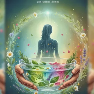 Imagem de capa para o Ebook Banhos de Ervas - Aprenda mais de 60 receitas de banhos com muita energia.