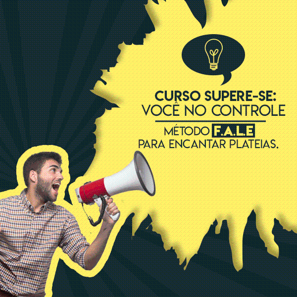 Imagem do curso Supere-se: Você no Controle - Método F.A.L.E. para encantar plateias!