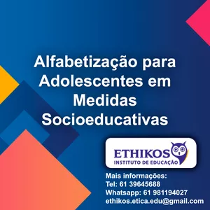 Imagem de capa para o Curso online Alfabetização para Adolescentes em Medidas Socioeducativas