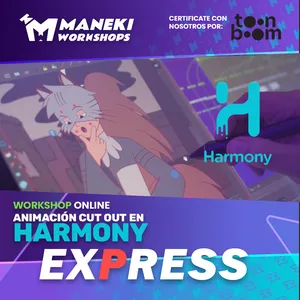 Imagen de portada para Curso online Animación 2d Cut Out en Harmony / EXPRESS