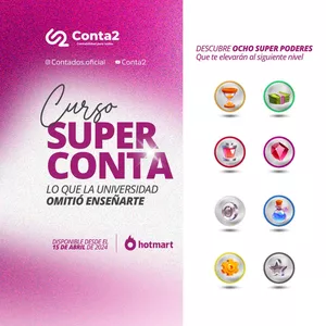 Imagen de portada para Curso online Curso: Convierte en un Super contador⚡