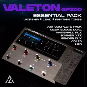 Imagem de capa para o Ebook Valeton GP200 - Essential Pack: Worship, Lead &amp; Rhythm Tones