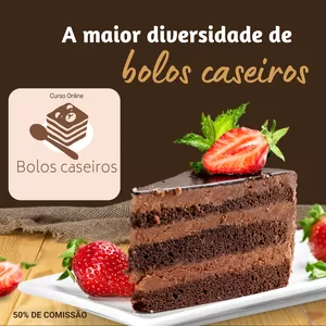 Imagem de capa para o Curso online Bolos caseiros