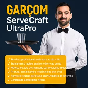 Imagem do curso Garçom ServeCraft UltraPro 
