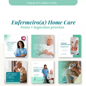 Imagem de capa para o Curso online Pack Premium Enfermagem Home Care