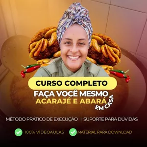Imagem de capa para o Curso online Acarajé e abará por Lais Fontes