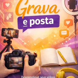 Imagem de capa para o Ebook GRAVA E POSTA