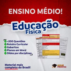 Imagem do curso EDUCAÇÃO FÍSICA - PLANEJAMENTOS E ATIVIDADES - BNCC