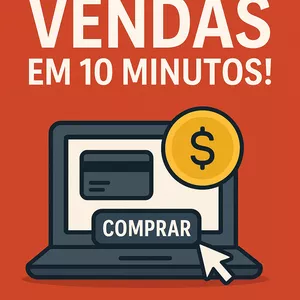 Imagem de capa para o Ebook Faça a sua primeira venda em 10 minutos 
