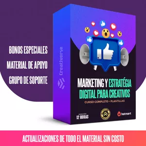 Imagen de portada para Curso online Marketing digital estratégico para creativos 
